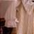 Vestido Infantil Dourado com Blusa Bordada Grid de Amor Roana - Imagem 2