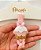 Faixa de Cabelo Infantil Média Cupcake e Flores Rosa Roana - Imagem 1
