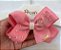 Faixa de Cabelo Infantil Grande Bordado de Flor Rosa Roana - Imagem 1
