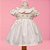 Vestido Infantil Luxo Grid de Amor Marfim Roana - Imagem 5