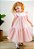 Vestido Infantil com Gola Flower Garden Rosa Seco Roana - Imagem 4