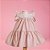 Vestido Infantil com Gola Flower Garden Rosa Seco Roana - Imagem 5