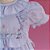 Vestido Infantil Babados e Bordado Sonho Azul Roana - Imagem 6