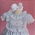 Vestido Infantil Babados e Bordado Sonho Azul Roana - Imagem 3