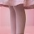 Meia Calça Infantil Fio 60 com Algodão com Elastano Rosa Ahoara - Imagem 3