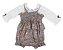 Jardineira Infantil com Body Boho Chic Estampado Roana - Imagem 1