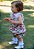 Conjunto Infantil Florido Bata com Culote ou Short Contos do Jardim Roana - Imagem 3