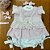 Conjunto Infantil Bata com Culote ou Short com Renda Rosa Roana - Imagem 1