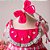 Vestido Infantil Minha Melancia Xadrez Pink Roana - Imagem 3