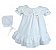 Vestido Infantil com Touca Branco Roana - Imagem 6