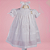 Vestido Infantil Laço Rechilieu Batizado Branco Roana - Imagem 1