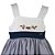 Vestido Infantil Navy do Campo Listrado Marinho Roana - Imagem 2
