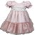 Vestido Infantil Luxo Com Tule Poá Rosa Roana - Imagem 5