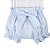 Conjunto Infantil Body Bordado com Culote Listrado Azul Roana - Imagem 8