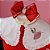 Vestido Infantil Festa Papai Noel Quebra Nozes Poá Vermelho Ahoara - Imagem 6