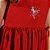 Vestido Infantil Festa Bailarina Quebra Nozes Poá Vermelho Ahoara - Imagem 5