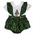 Jardineira Infantil Com Body Arvore de Natal Quebra Nozes Verde Roana - Imagem 5