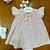 Vestido Infantil com Calcinha Bordado com Manga de Rendinha Candy Color Rosa Roana - Imagem 1