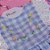 Vestido Infantil Bordado e Renda Xadrez Azul Roana - Imagem 7