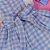 Vestido Infantil Bordado e Renda Xadrez Azul Roana - Imagem 9