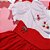 Vestido Infantil Festa Bordado a Mao Gola e Botao de Lacinho Natal Quebra Nozes Vermelho Roana - Imagem 5