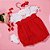 Pimpao Infantil Festa Bordado a Mao Gola e Botao de Lacinho Natal Quebra Nozes Vermelho Roana - Imagem 1