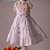 Vestido Infantil Mini Flores Bordado Branco Roana - Imagem 1