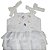 Pimpao Infantil Mini Flores Bordado Branco Roana - Imagem 2