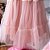 Vestido Infantil Luxo Renda Rosa Roana - Imagem 4
