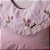Pimpao Infantil Gola Bordada Rosa Roana - Imagem 4
