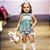 Conjunto Infantil Bata com Culote ou Short  Bordada com Lacinhos Meu Jardim Xadrez Verde Roana - Imagem 5