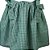 Vestido Infantil Gola Bordada com Lacinhos Meu Jardim Xadrez Verde Roana - Imagem 7