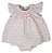 Vestido Infantil com Calcinha Adoraveis Flores Rosa Roana - Imagem 1