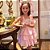 Vestido Infantil Encanto da Coelhinha Efeito 3D Rosa Roana - Imagem 1