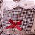 Romper Infantil Detalhes Delicados Bordado Joaninha Pied de Poule Xadrez Preto Roana - Imagem 4