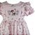Vestido Infantil Gola Boneca Mini Cogumelos Rosa Roana - Imagem 6