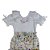 Body com Culote Infantil com Gola Bordada Flores no Jardim Estampado Roana - Imagem 2