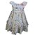 Vestido Infantil com Gola Bordada e Borboleta 3D Flores no Jardim Estampado Roana - Imagem 1