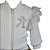 Conjunto Infantil Saia com Blusa de Moleton Dourado Roana - Imagem 2