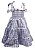 Vestido Infantil Gracioso Xadrez Azul Roana - Imagem 1