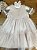 Vestido Infantil Conto de Fadas Bordado Rosa Roana - Imagem 5