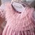 Vestido Infantil Conto de Fadas Bordado Rosa Roana - Imagem 2