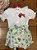 Conjunto Infantil Body com Culote Doce Moranguinho Estampado Verde Roana - Imagem 1