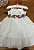 Vestido Infantil Doce Moranguinho Branco Roana - Imagem 3