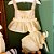 Conjunto Infantil Bata com Culote ou Short Flores á Mão Amarelo Roana - Imagem 1