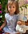 Conjunto Bata Com Culote ou Short Menina Roana - Azul Listrado - Imagem 3