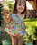 Conjunto Infantil Bata Com Culote ou Short Roana Estampado Roana - Imagem 3