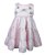 Vestido Infantil Bordado Rosa Roana - Imagem 1