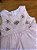 Vestido Infantil Bordado Rosa Roana - Imagem 3