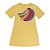 Vestido De Meia Malha Com Aplicação De Bananas Amarelo Mylu - Imagem 1